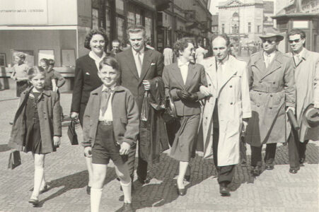 Antonín Kohout, Jaroslav Rybenský, Jiří Novák, Lubomír Kostecký, Marie Kohoutová, Milena Kohoutová, Naděžda Kostecká, Praha, Pravoslav Kohout