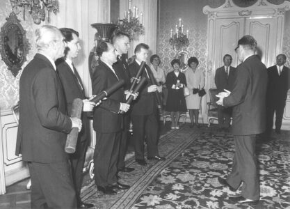 Antonín Kohout, Jiří Novák, Karel Ančerl, Lubomír Kostecký, Milan Škampa